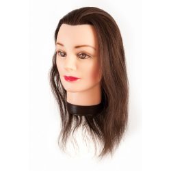 Eurostil modellező babafej tartóval 40cm eredeti hajjal 