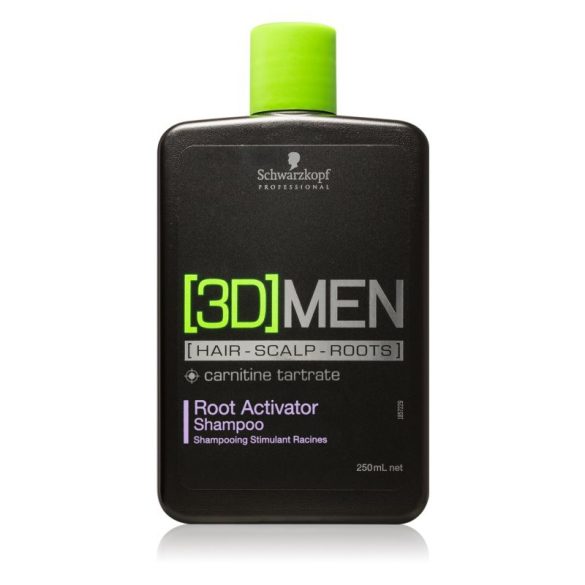 [3D]MEN Root Activator Haj-aktiváló hajsampon 250ml
