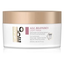   Blondme All Blondes Light tápláló maszk vékonyszálú és normál hajra 200ml
