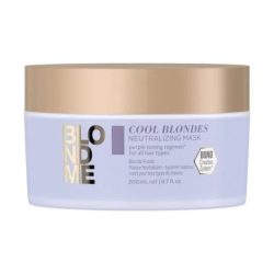 BlondMe Cool maszk hidegszőke hajra 200 ml