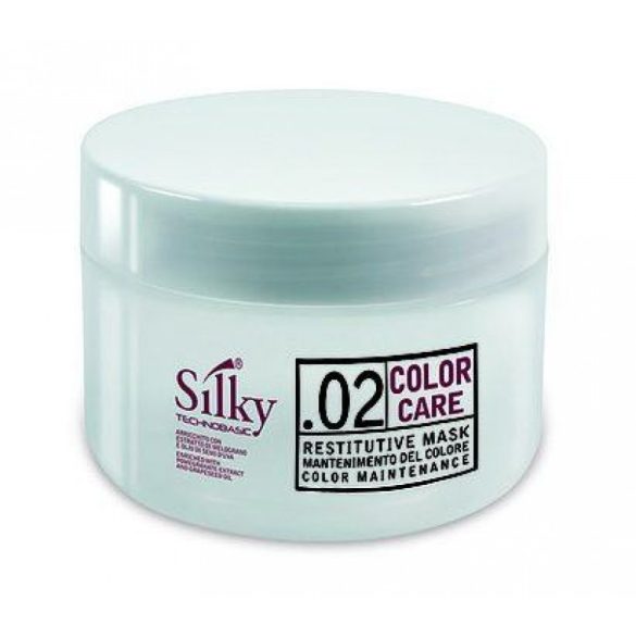 Silky Color Care színvédő, újraépítő pakolás festett hajra  250 ml
