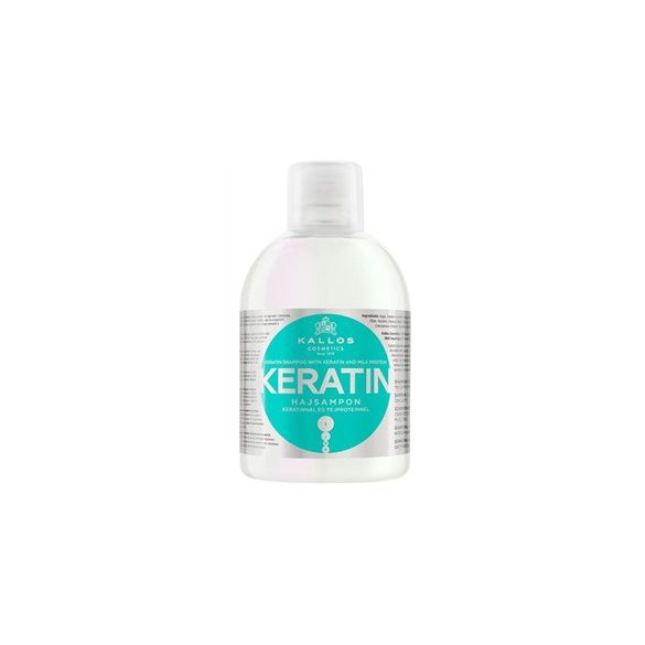 KALLOS KJMN KERATIN HAJSAMPON KERATINNAL ÉS TEJPROTEINNEL 1000ml