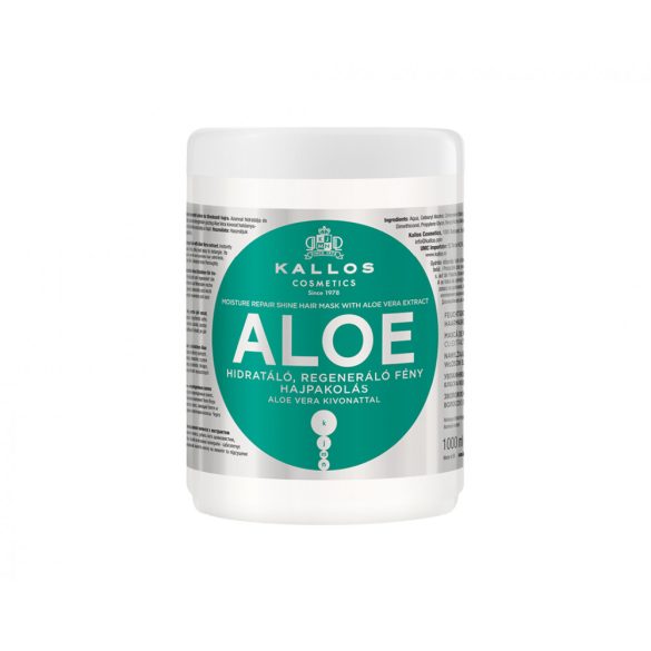KALLOS Aloe Vera Hidratáló, Regeneráló Fény Hajpakolás 275 ml