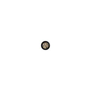 Nail Confetti - Fekete – fehér – holo arany PNDG008