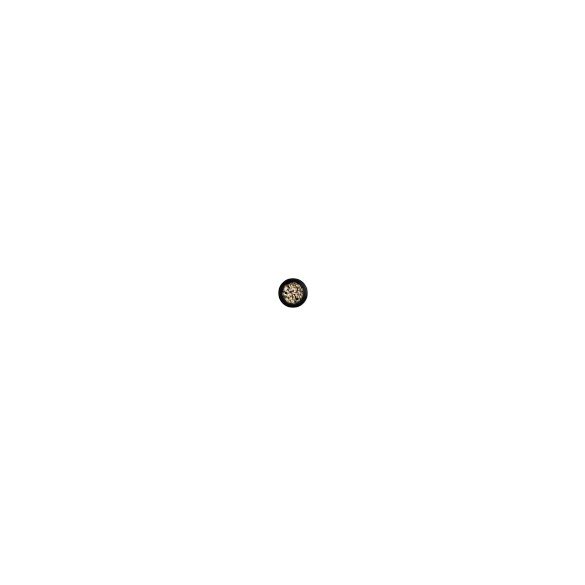 Nail Confetti - Fekete – fehér – holo arany PNDG008