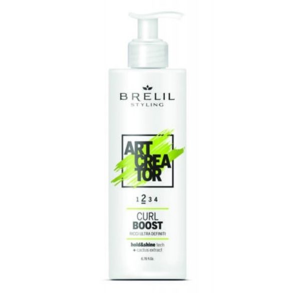 Brelil Art Creator Curl Boost  - természetes és mesterséges göndörítő krém 200 ml