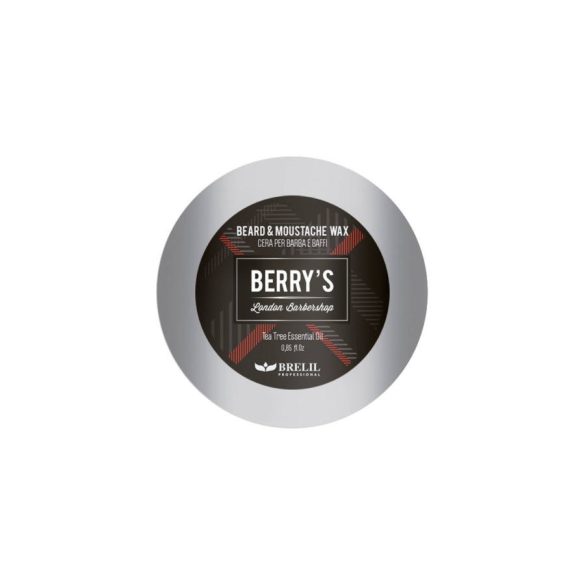 Brelil Berry’s Beard & Moustache wax - Szakáll és bajusz wax 25 ml