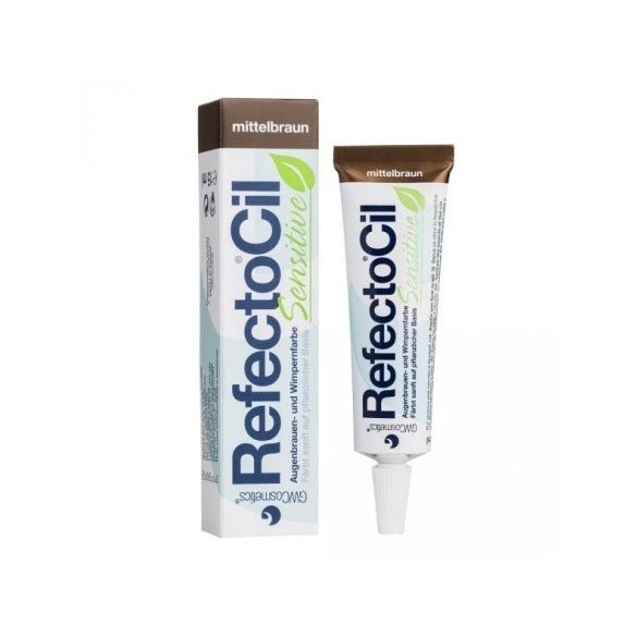 RefectoCil Sensitive festő - gél FEKETE / SÖTÉTBARNA / KÖZÉPBARNA  15ml