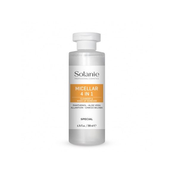 Solanie Micellás arc- és sminklemosó folyadék 200 ml Cikkszám: SO10120