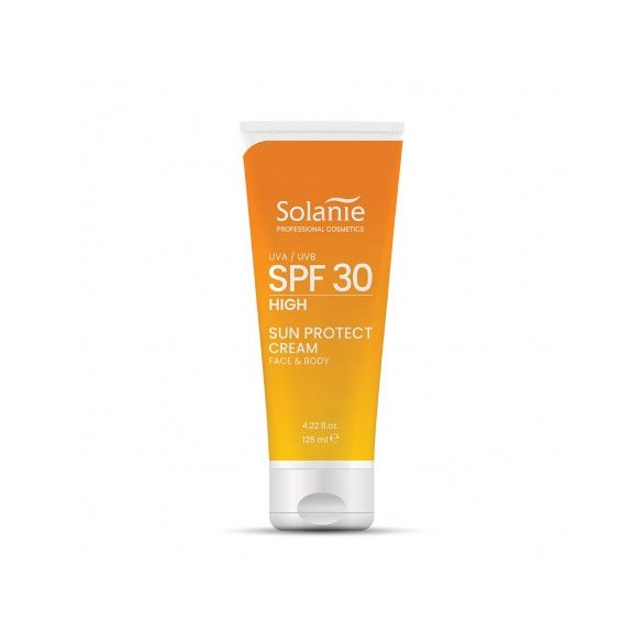 Solanie SPF30 napozókrém arcra és testre 125 ml Cikkszám: SO10920