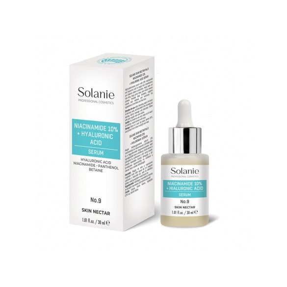 Solanie Skin Nectar No.9 Niacinamid 10% + Hialuronsav szérum 30ml Cikkszám: SO30519