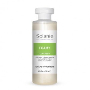 Solanie Szőlő-hialuron habzó lemosó gél 200 ml Cikkszám: SO11713