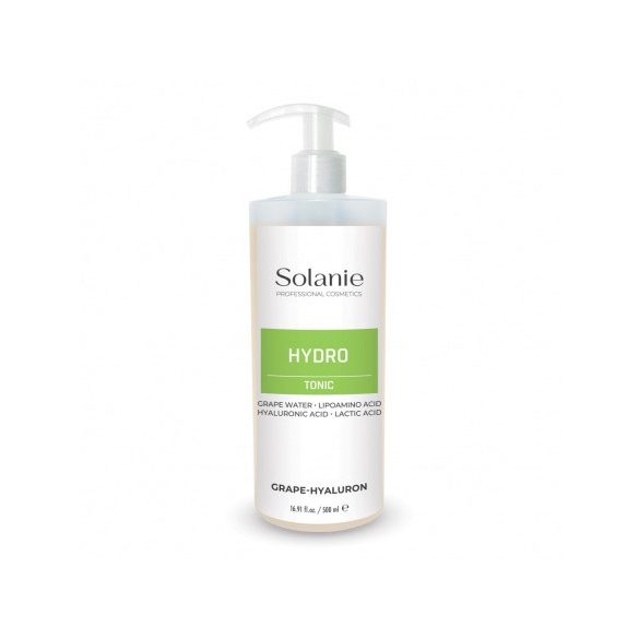 Solanie Szőlő-hialuron hidratáló tonik 500 ml Cikkszám: SO21702